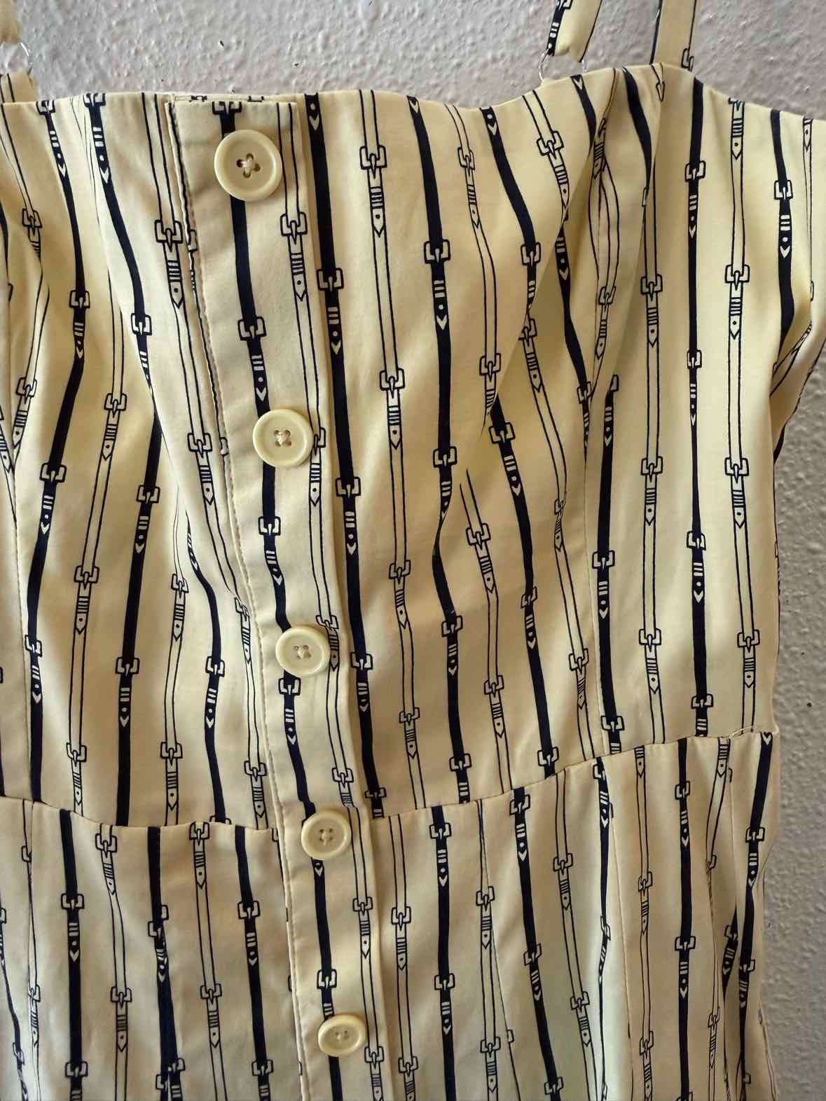 Reformation Cream Multi Size 2 Dress