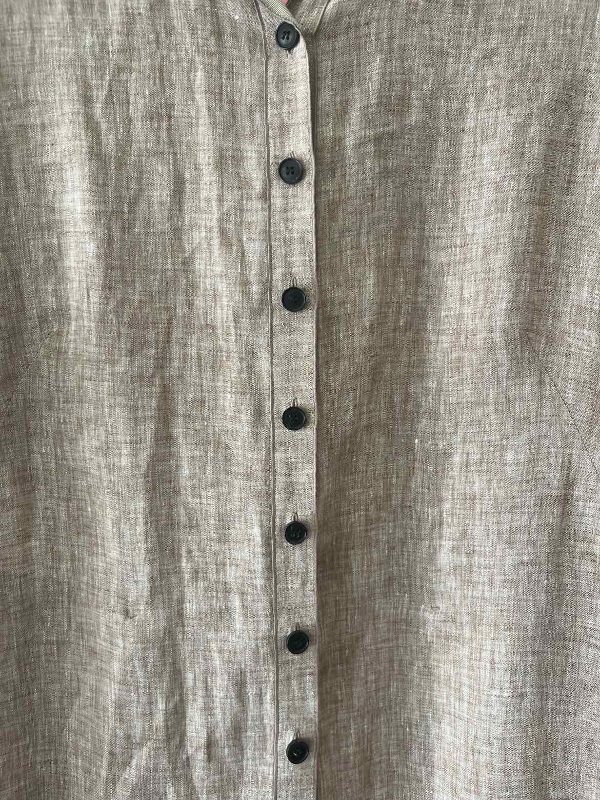 Lafayette 148 brown and white Size No Label Tunic