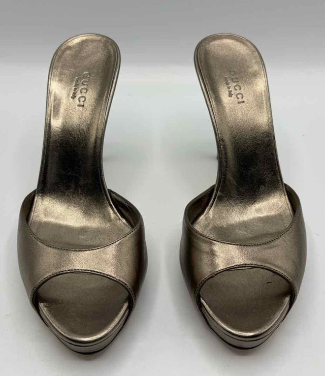 Gucci Pewter Size 36.5 Shoes