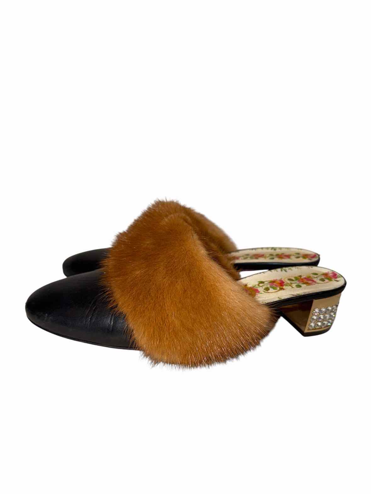 Gucci black and brown Size 39 Shoes