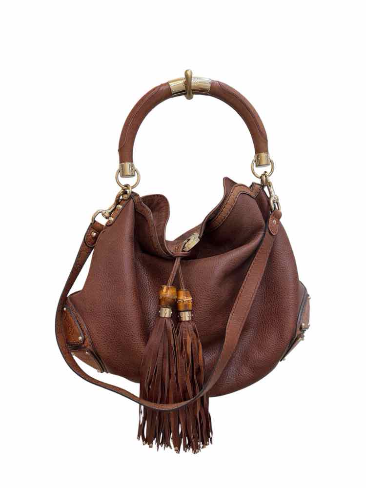 Gucci Large Babouska Brown Handbag