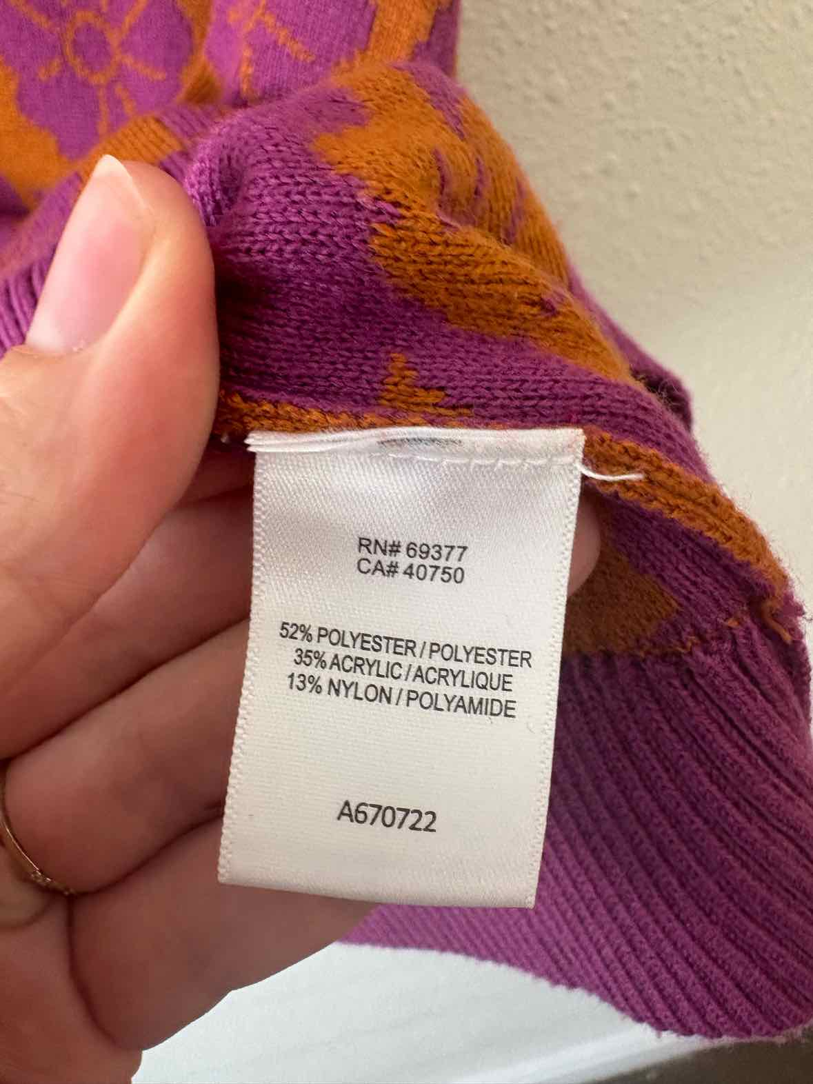 by Stacy London Purple and orange Size S Tank Top