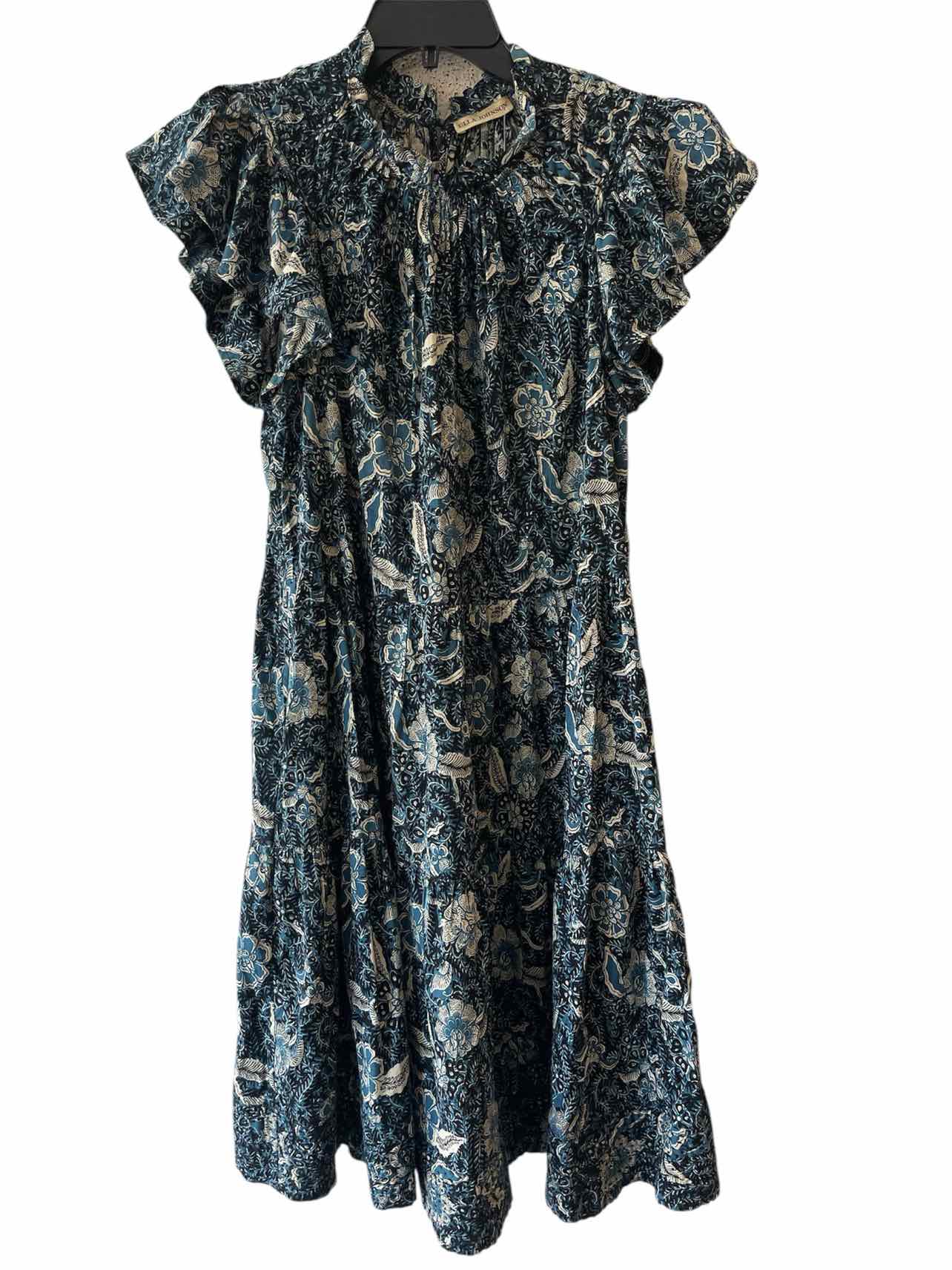 ULLA JOHNSON Blue Multi Size 6 Dress