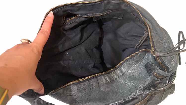 Balenciaga Leather Day Black Handbag
