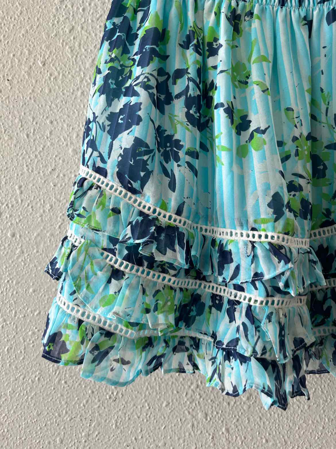 Ramy Brook Aqua Multi Size L Skirt