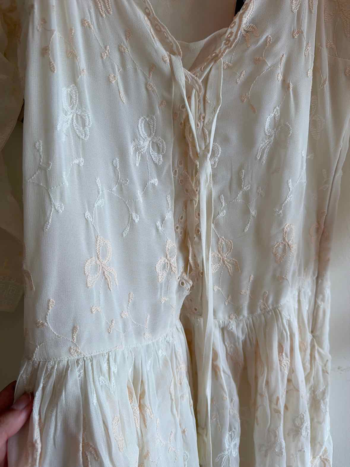 LoveShackFancy Cream Size 2 Dress