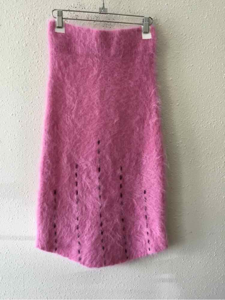 Fringe Pink Size S Skirt