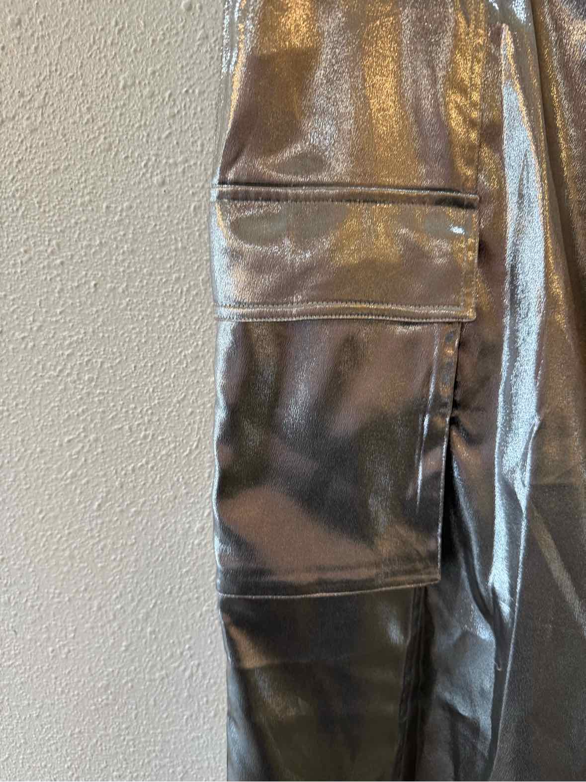 Simkhai Metallic champagne Size 8 Pants