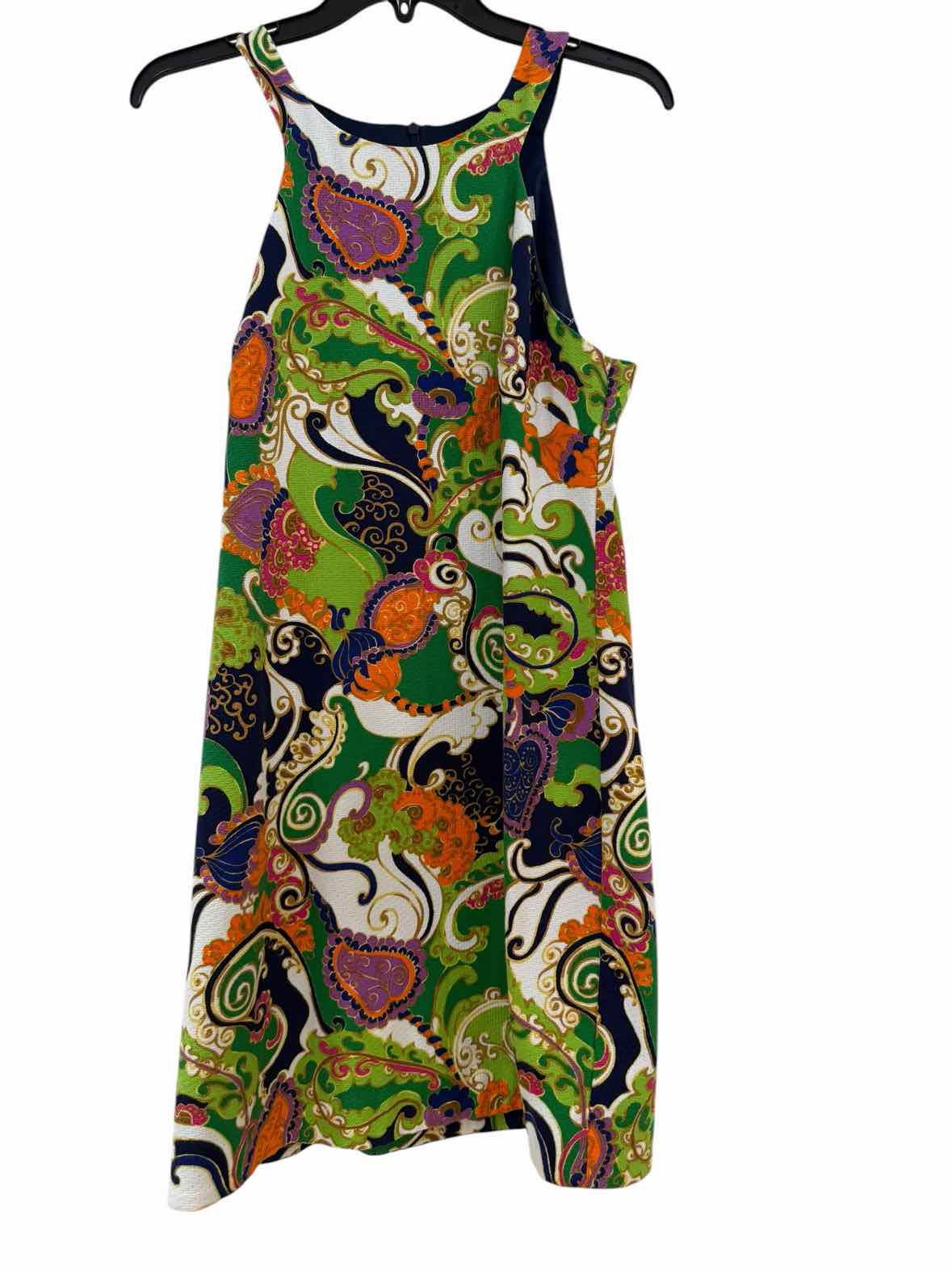 Trina Turk navy multi Size 10 Dress