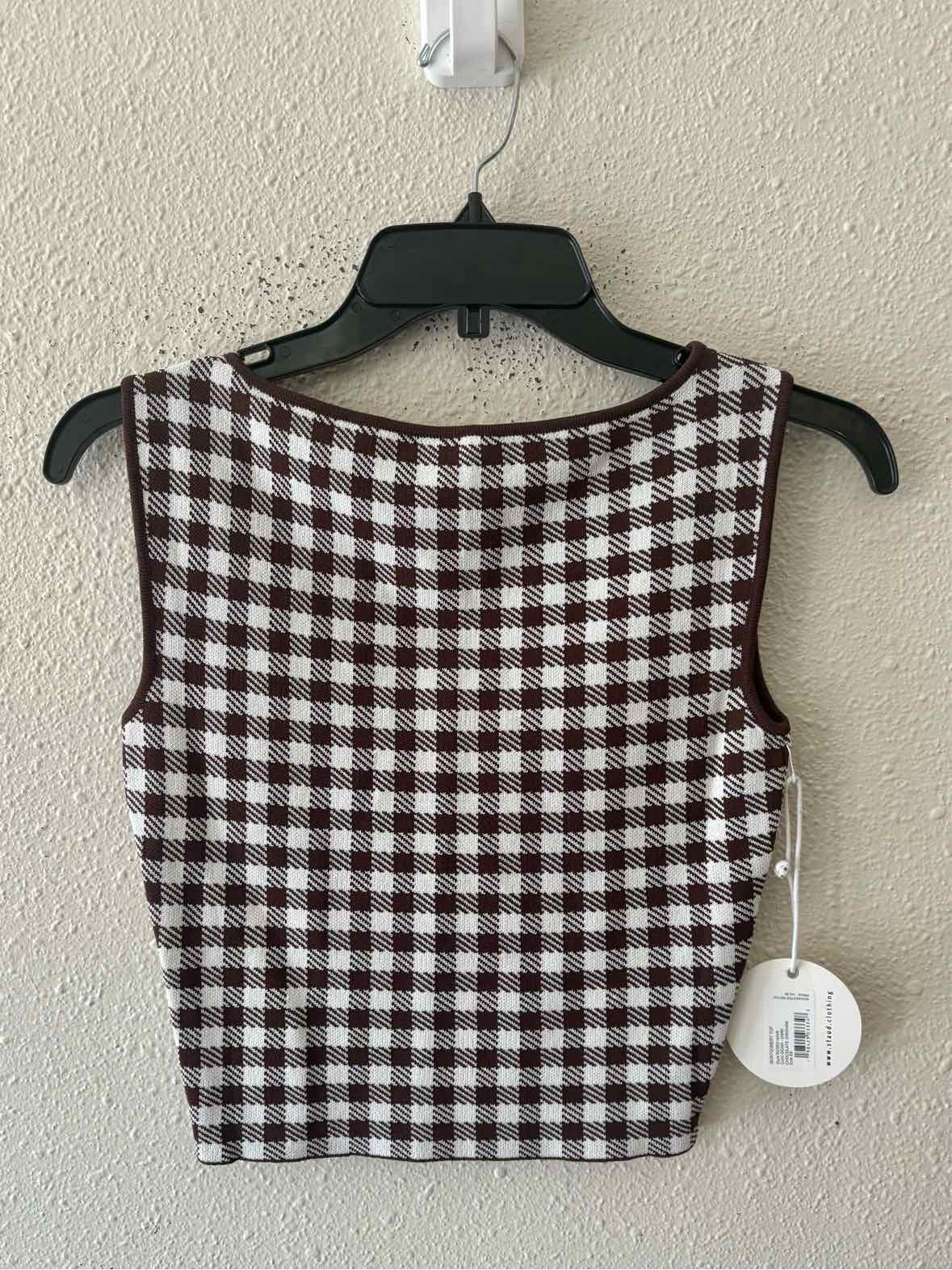 STAUD brown and white Size XS Shirt