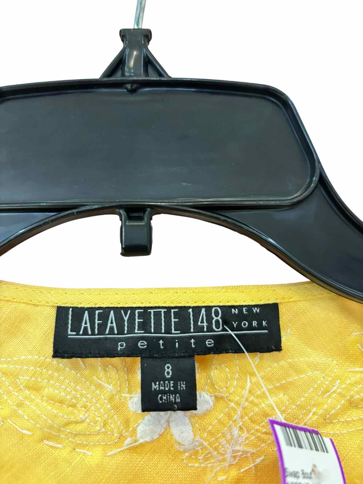 Lafayette 148 Yellow/White/Beige Size 8 Tunic