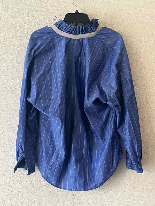 A Shirt Thing Blue and White Size L Shirt