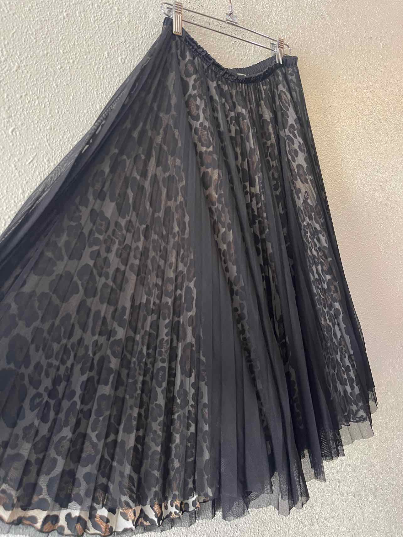 LOYD/FORD Leopard and Black Size 8 Skirt