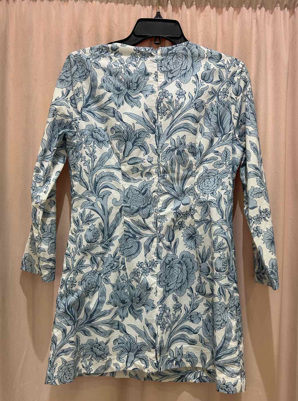 Blue and White Size S Dress