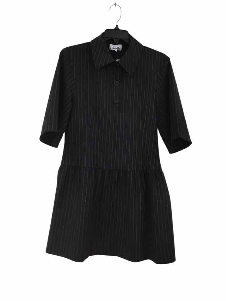 Ganni Black and white Size 38 Dress