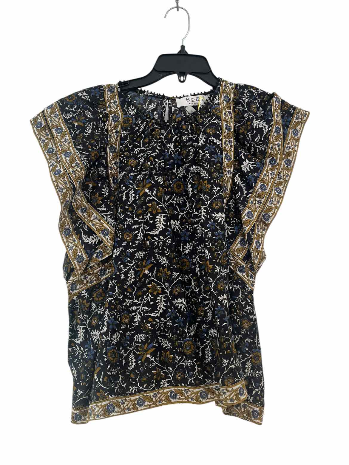 sea Navy and Gold Size 4 Shirt