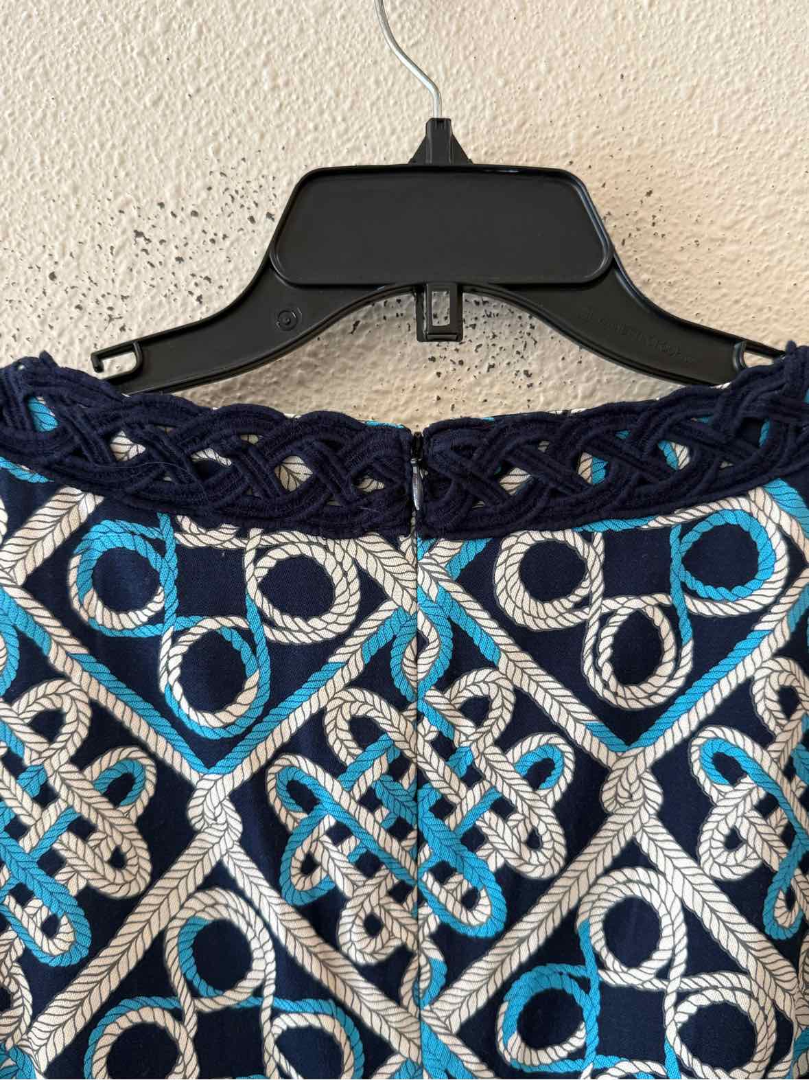 Trina Turk navy multi Size 16 Dress