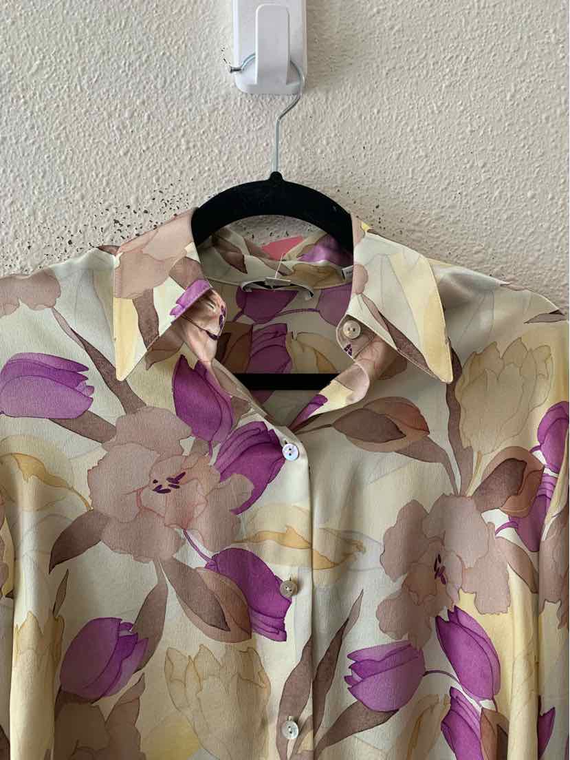 Vince Cream Multi Size XS Blouse