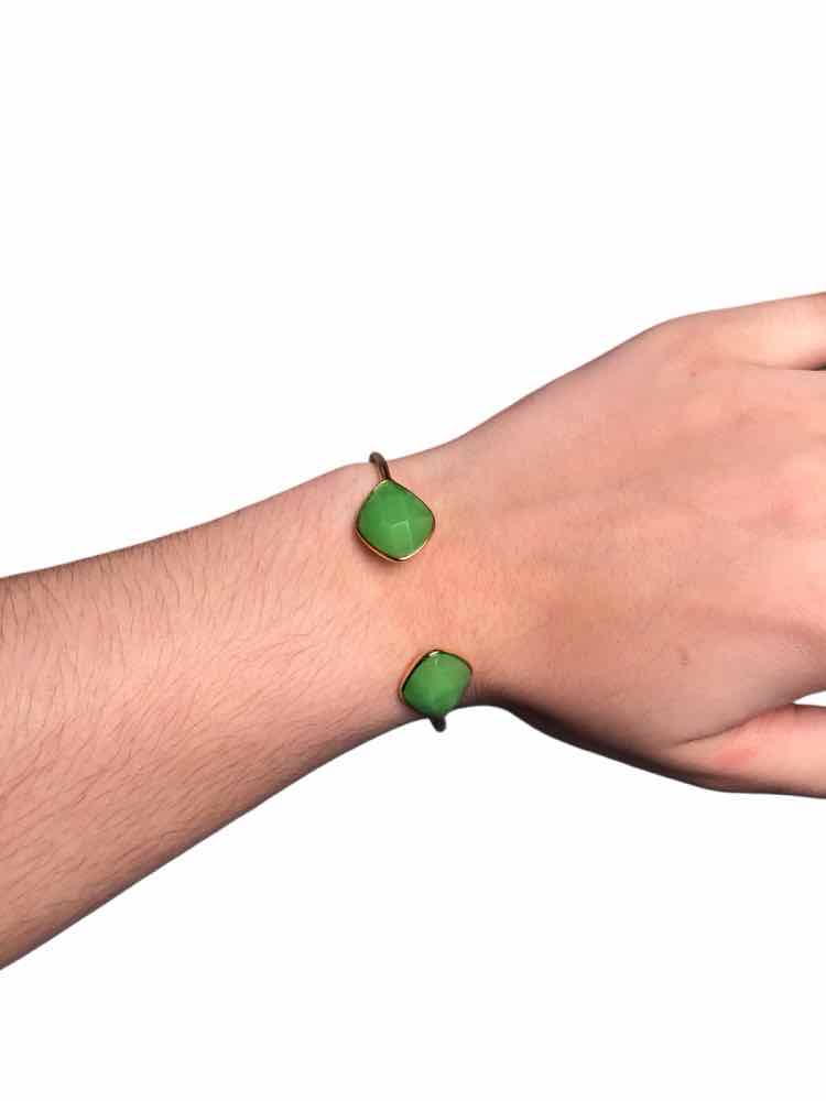 Stella & Dot Gold and Green Jewelry
