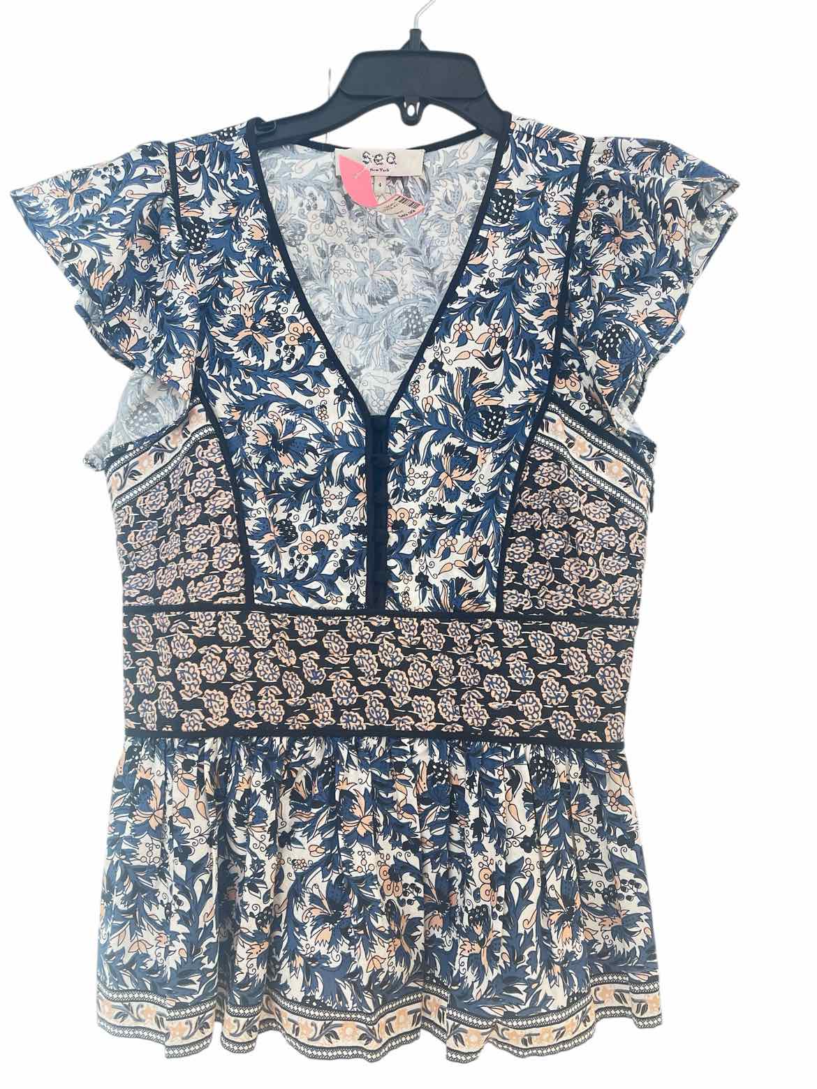 sea Blue Multi Size 4 Shirt