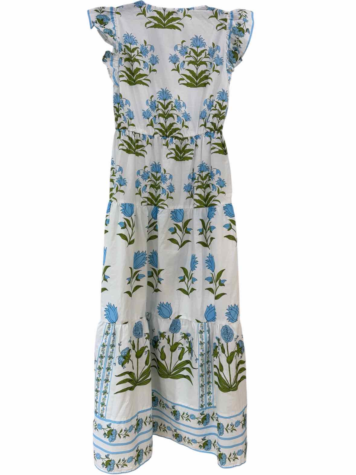 Celina Moon White and Blue Size M Dress
