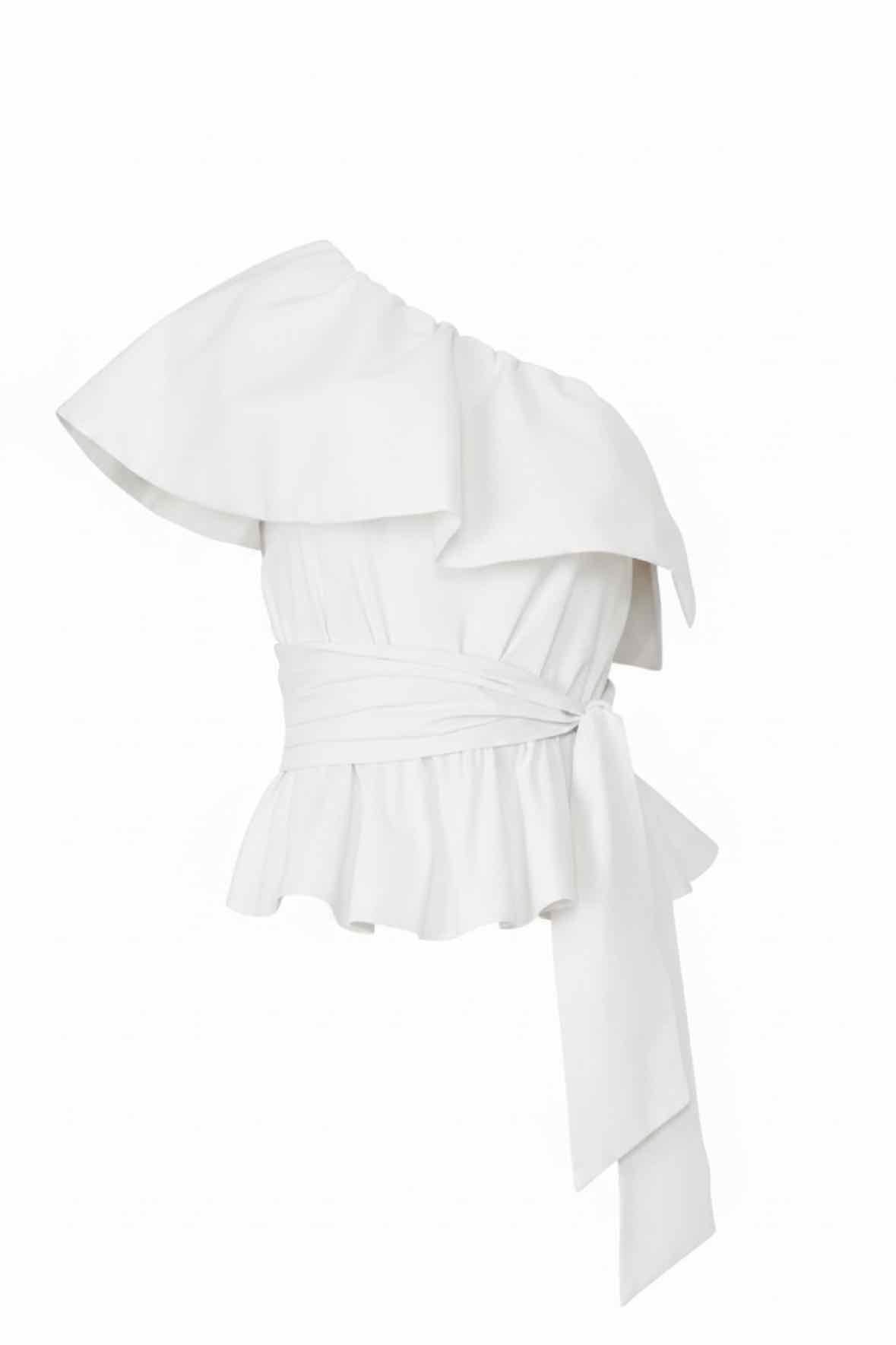 Stella Jean White Size 40 Shirt