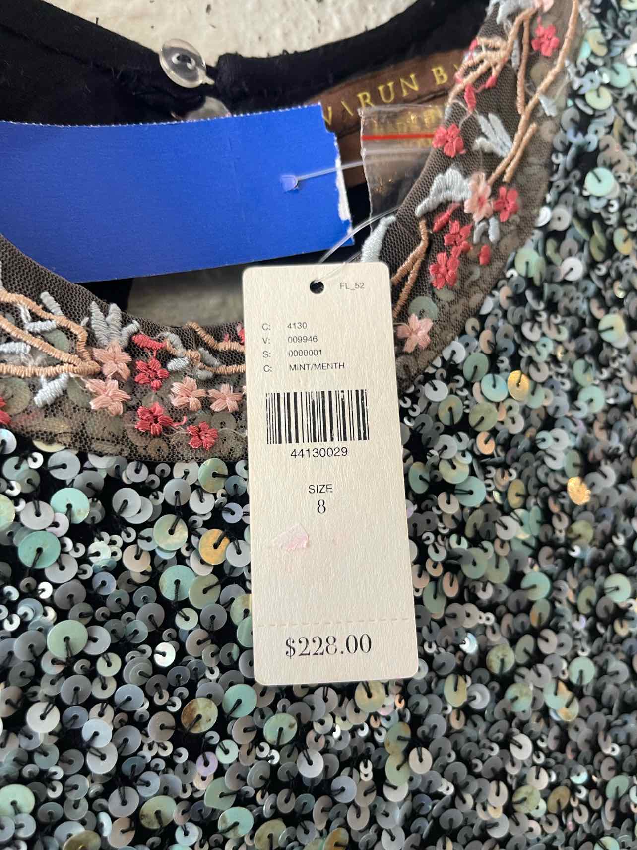 Varun Bahl Black Multi Size 8 Dress