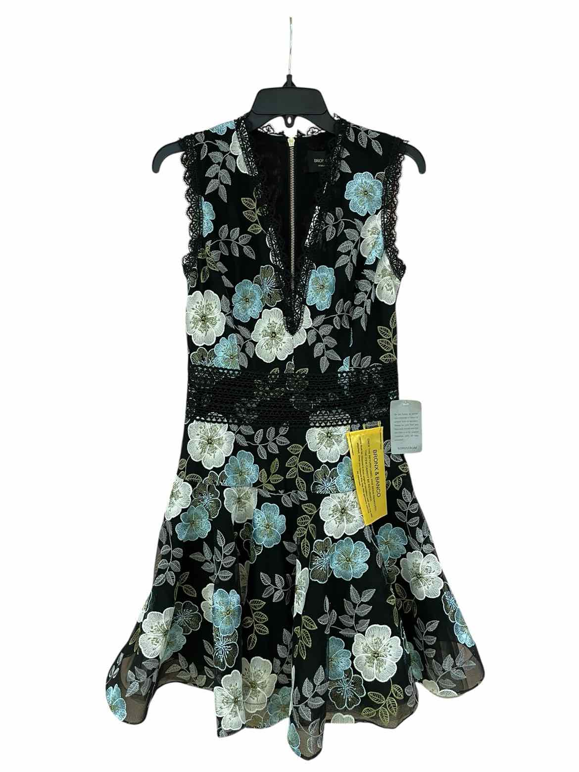 Bronx and Banco Black and blue Size 6 Dress