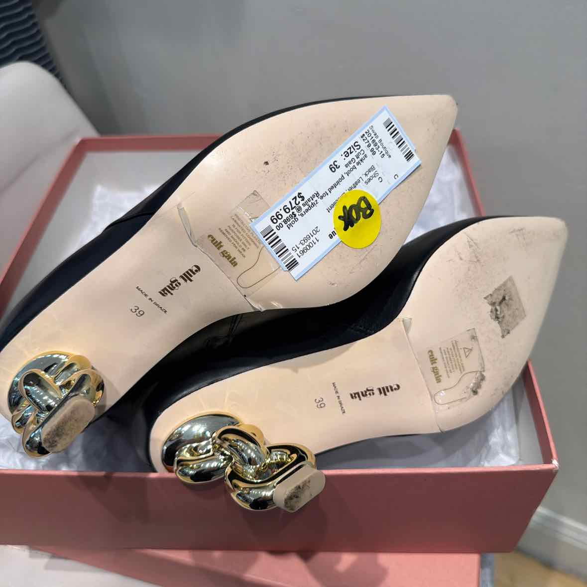 Cult Gaia Black Size 39 Shoes