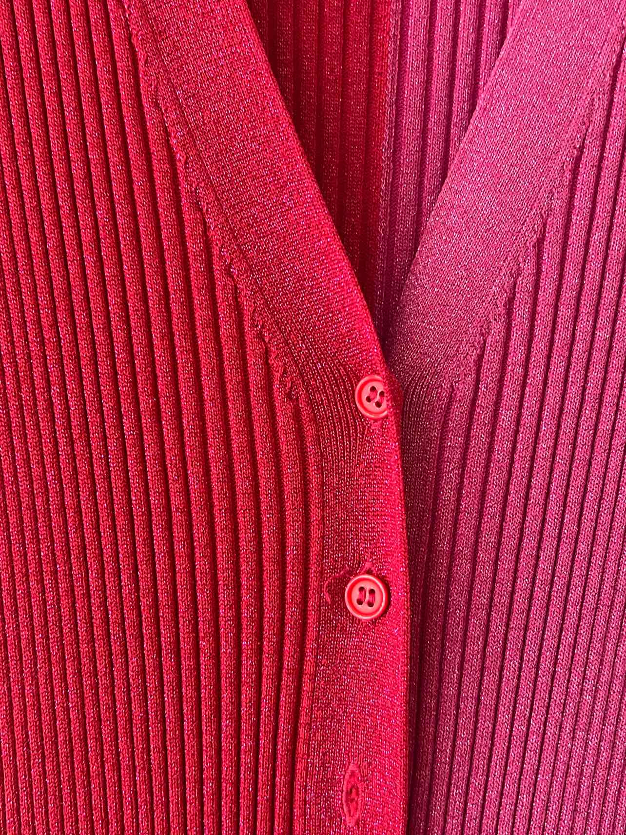 STAUD Pink and Red Size M Dress