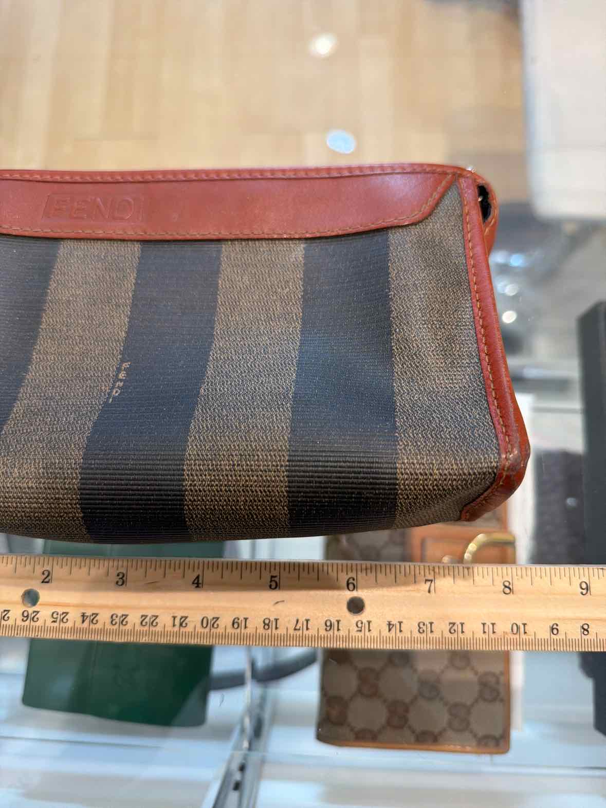 Fendi Brown Clutch