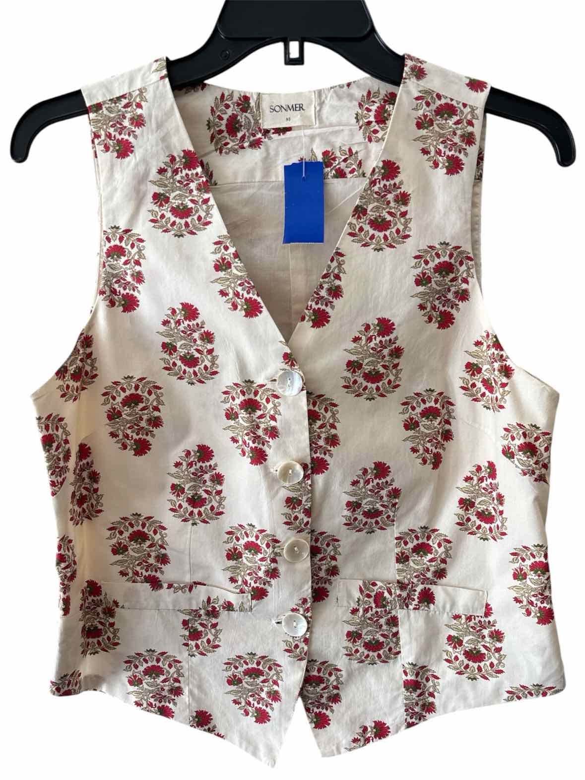 SONMER Cream Multi Size M Vest