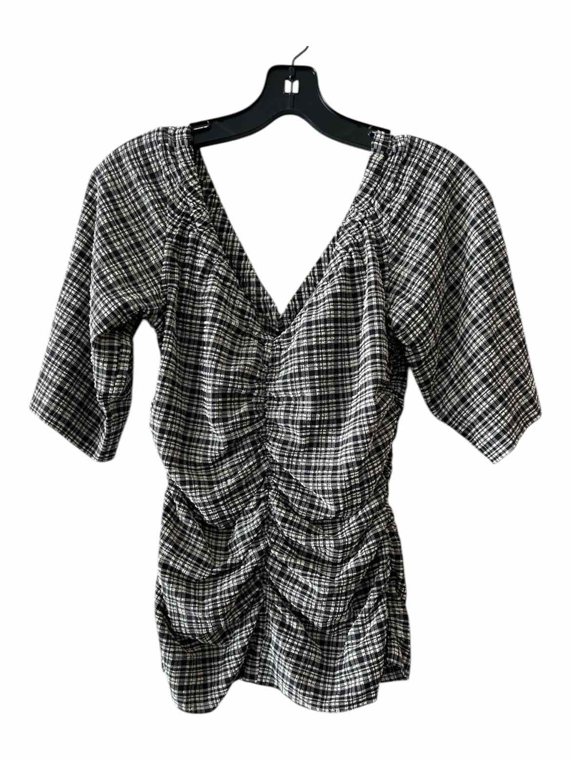 Ganni Black and white Size 34 Shirt