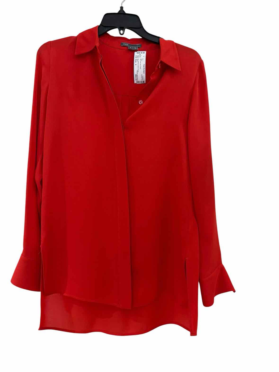 Vince Red Size 4 Shirt