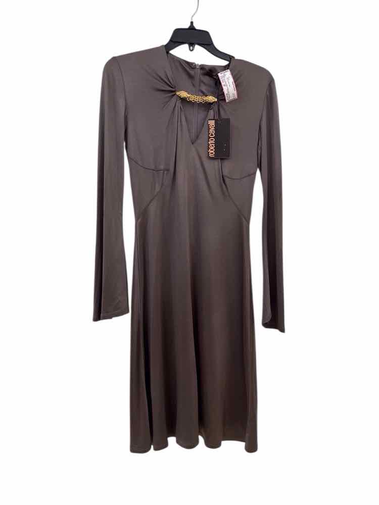 Roberto Cavalli Gray Size 40 Dress