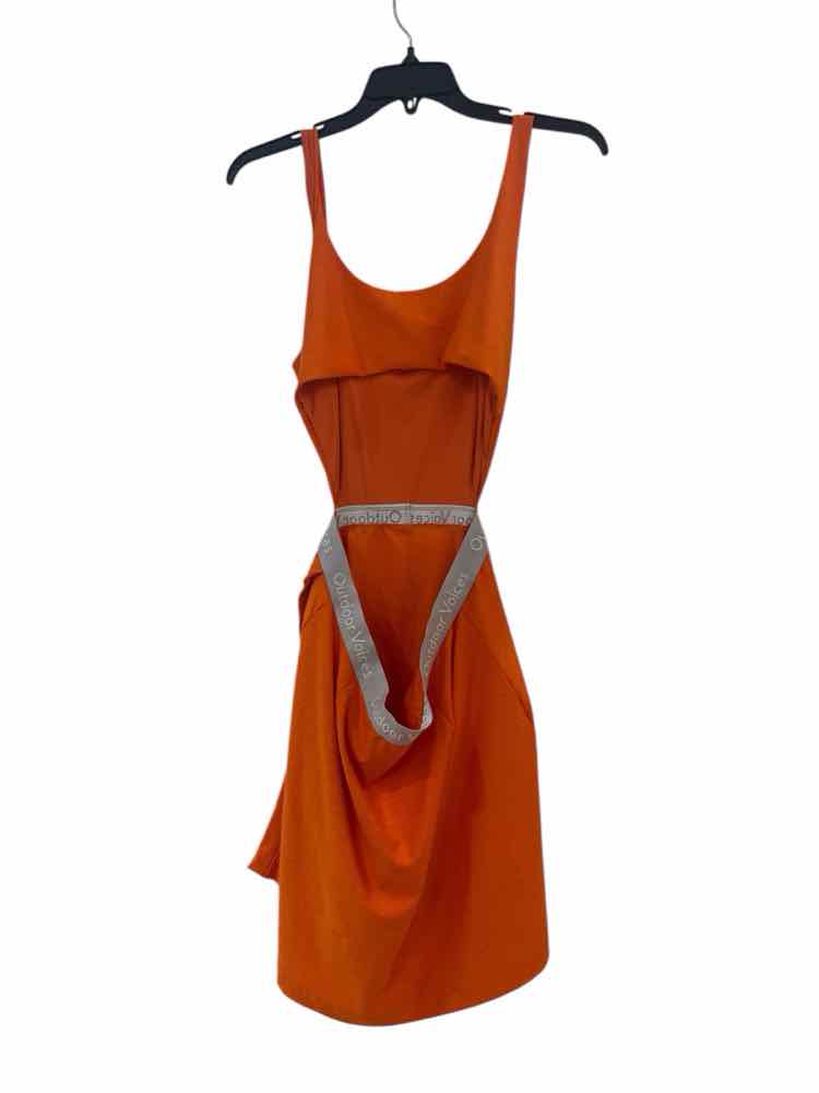 Outdoor Voices Orange and Grey Size L Dress
