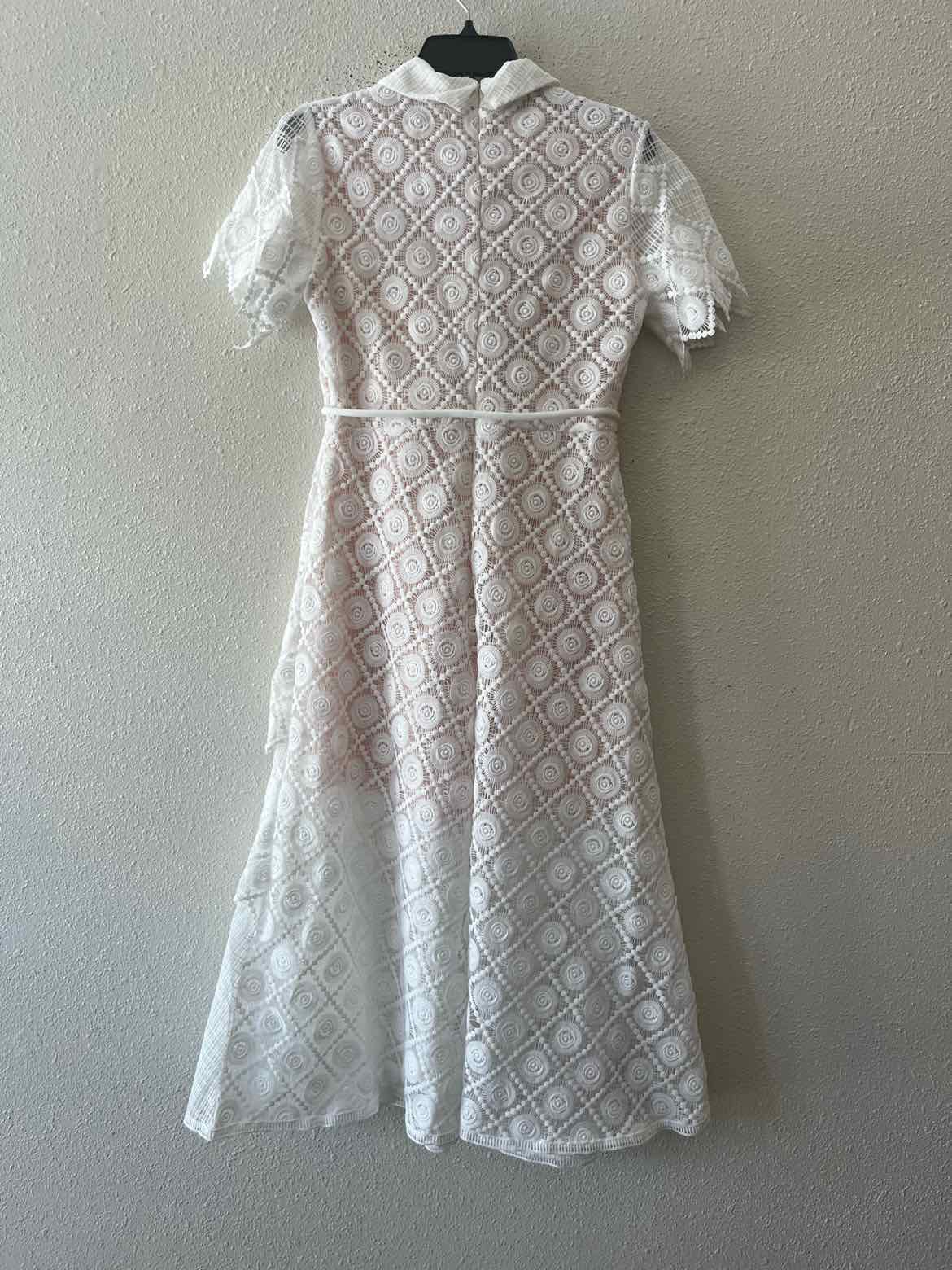 Miss Rosier white and nude Size L Dress