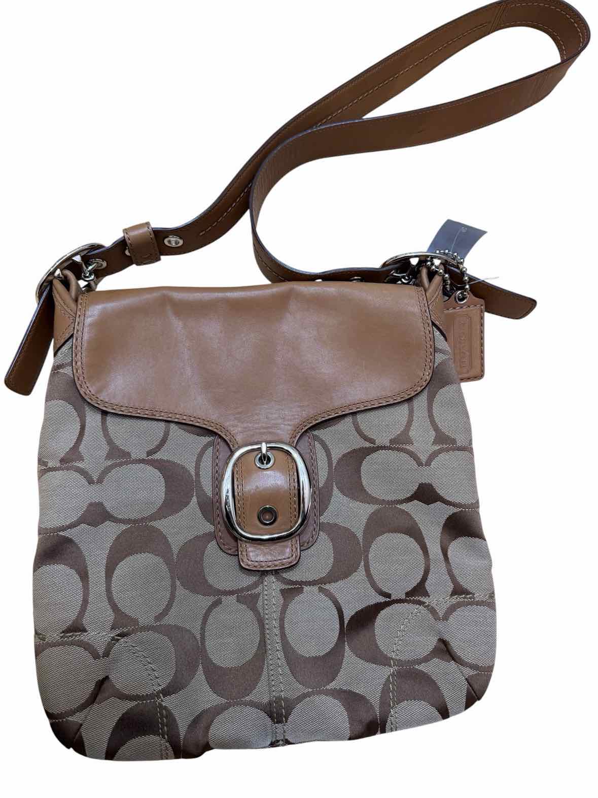 Coach Bleeker Tan Handbag