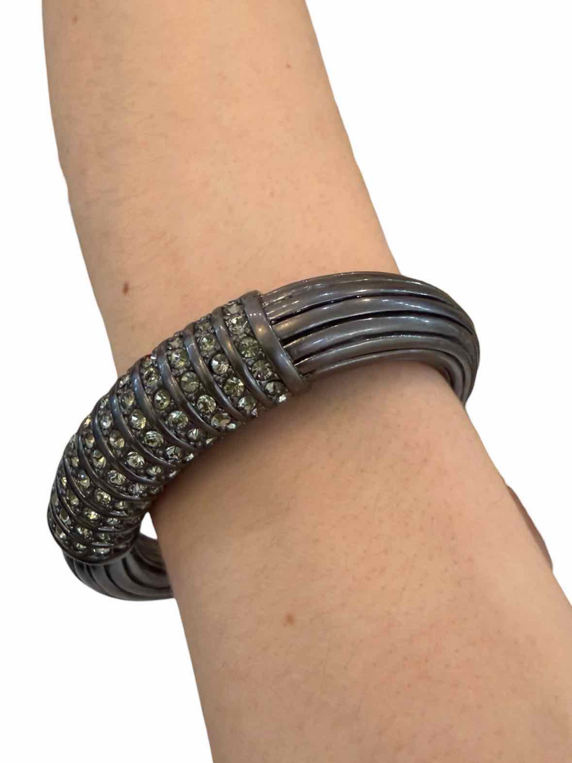 G & B Rhodium Bracelet
