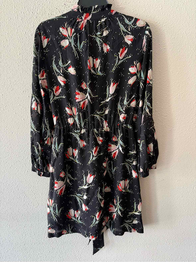 Rebecca Taylor Black Multi Size 6 Dress