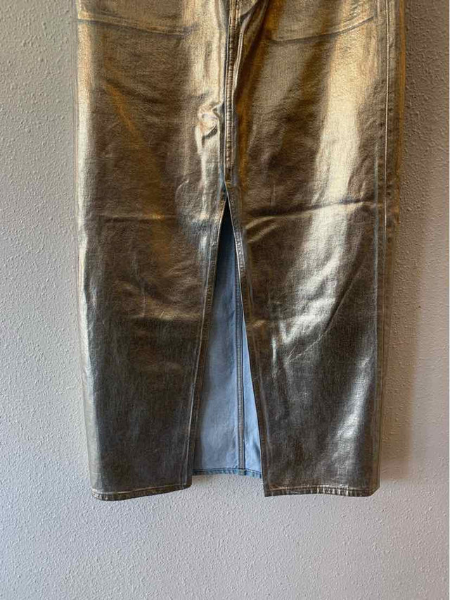Levi Strauss & Co metallic gold Size 28 Skirt