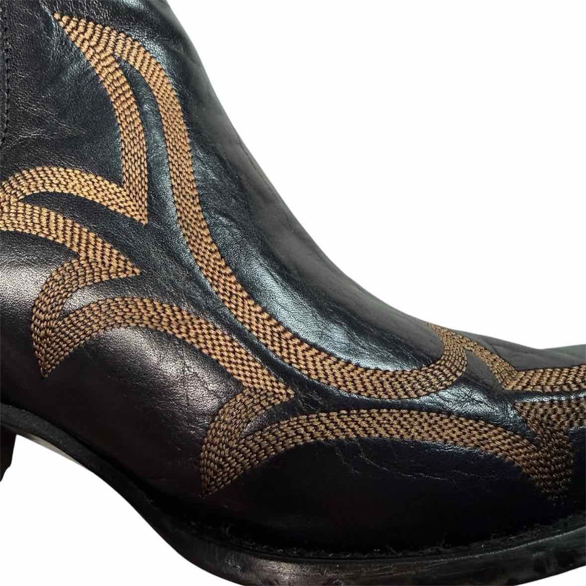 Stetson black and brown Size 9.5 Boots