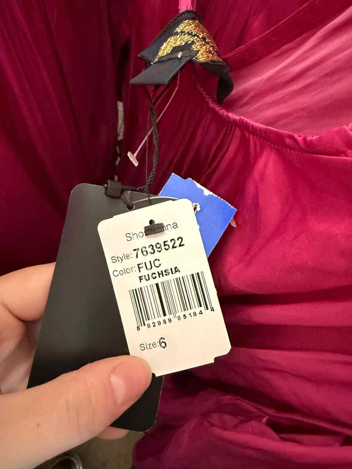 Shoshanna Midnight Fuschia Size 6 Dress