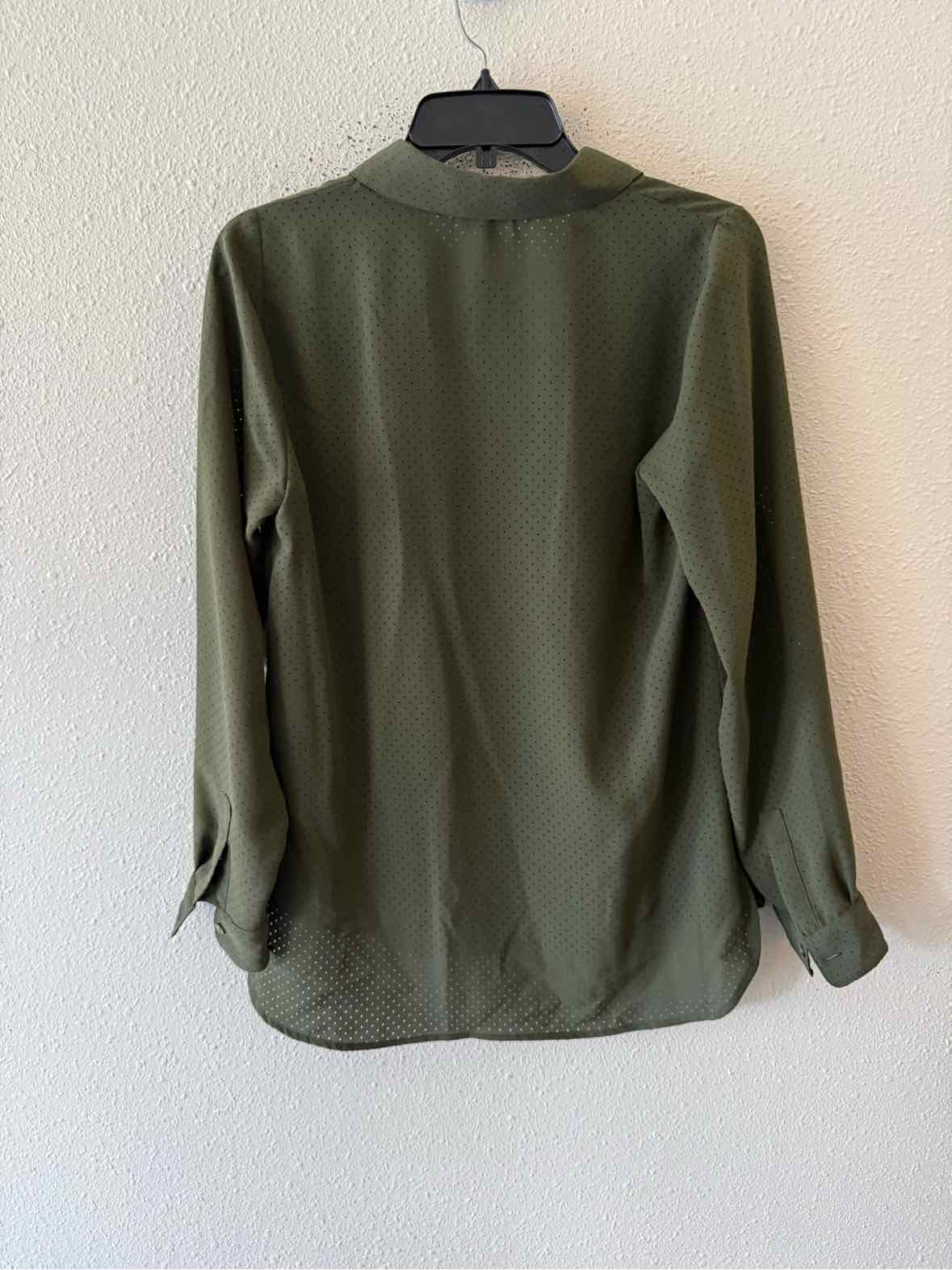 W BY WORTH Forest Green Size S Shirt