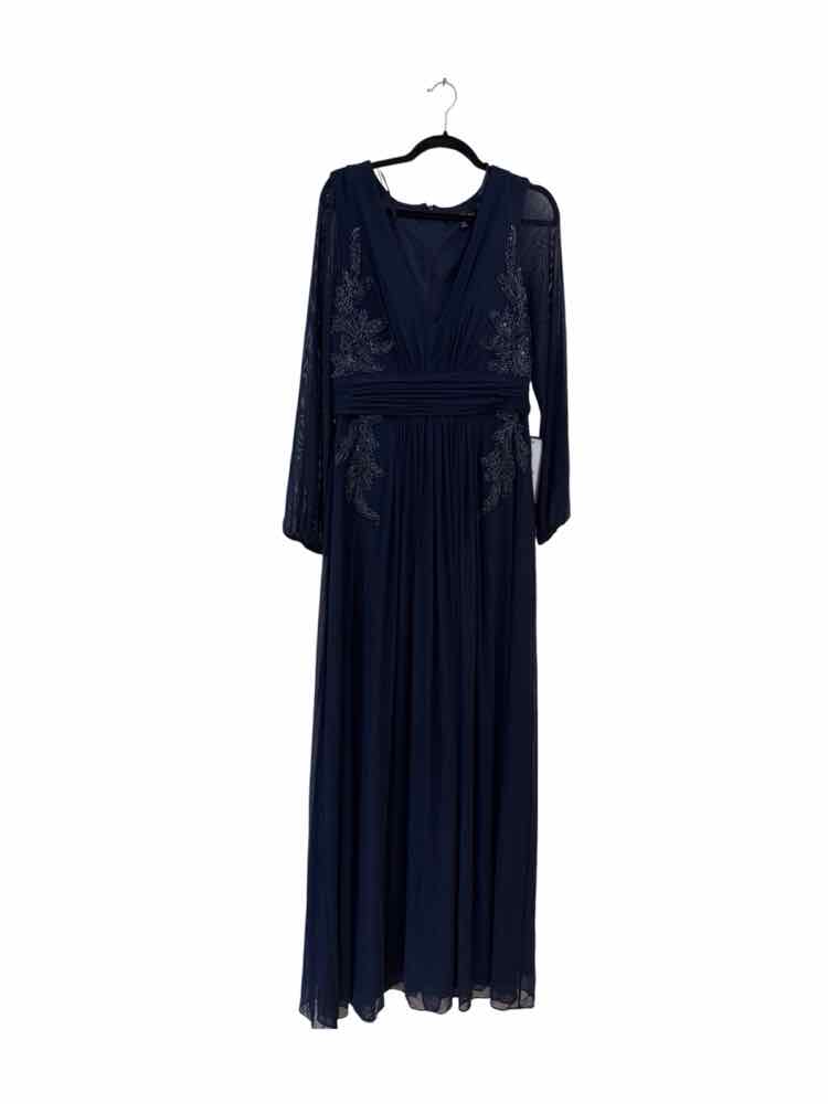 Betsy and Adam Navy Size 14 Dress