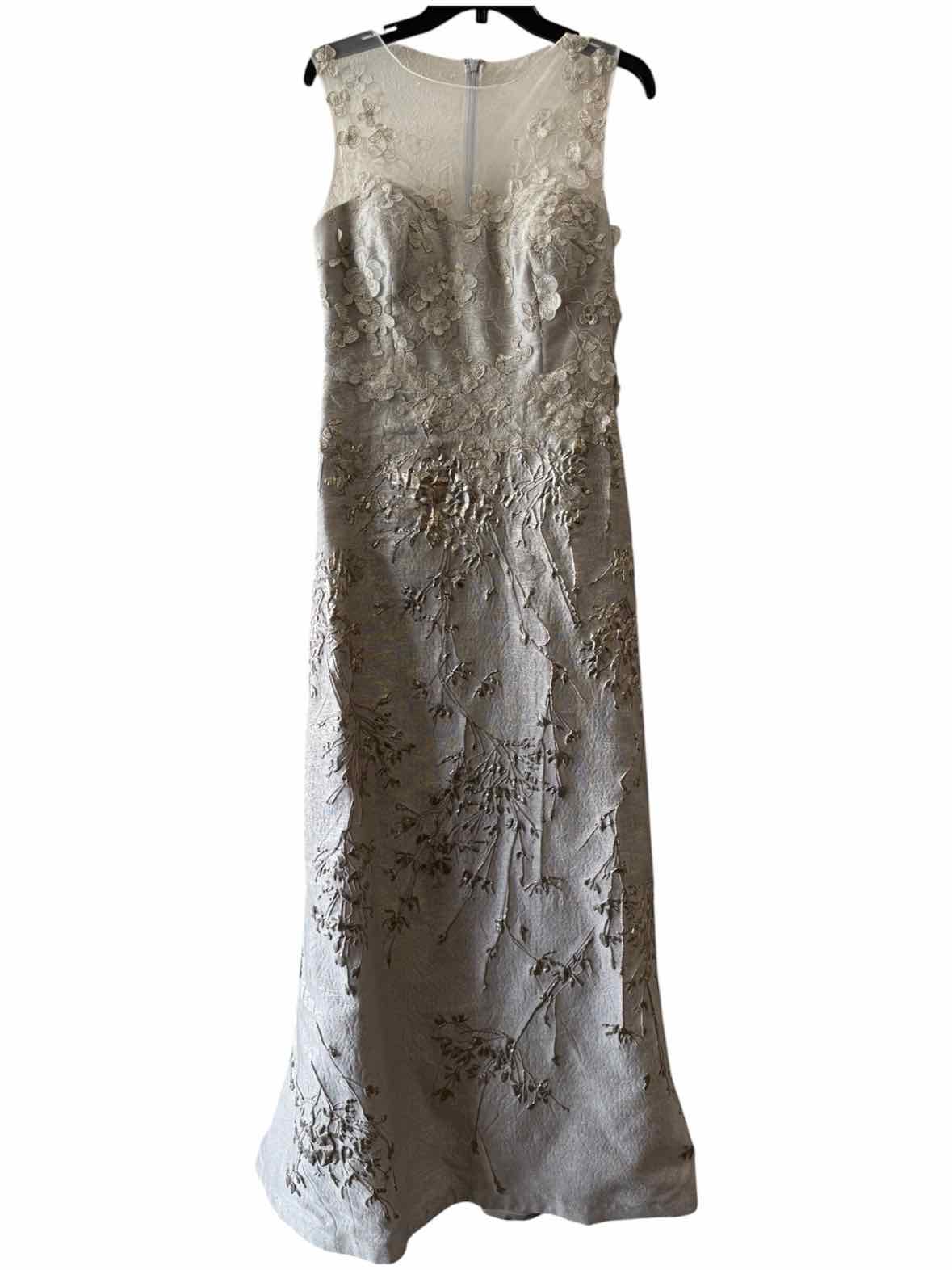 Teri Jon Champagne Size 8 Gown/Evening Wear