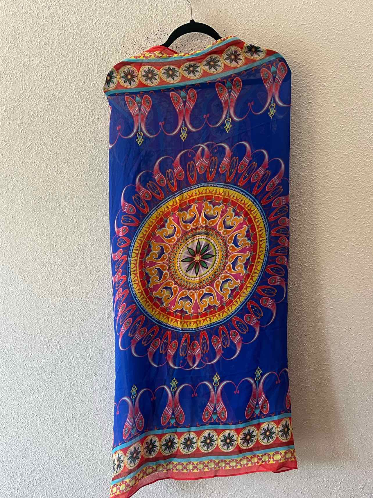 Camilla Blue Multi Size One Size Coverup