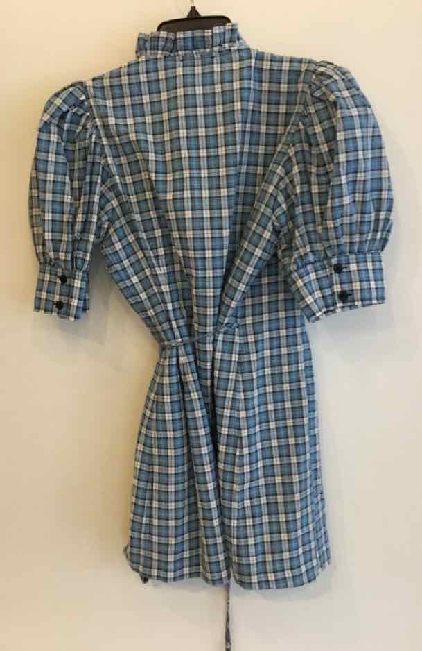 Ganni light blue and white Size 38 Dress