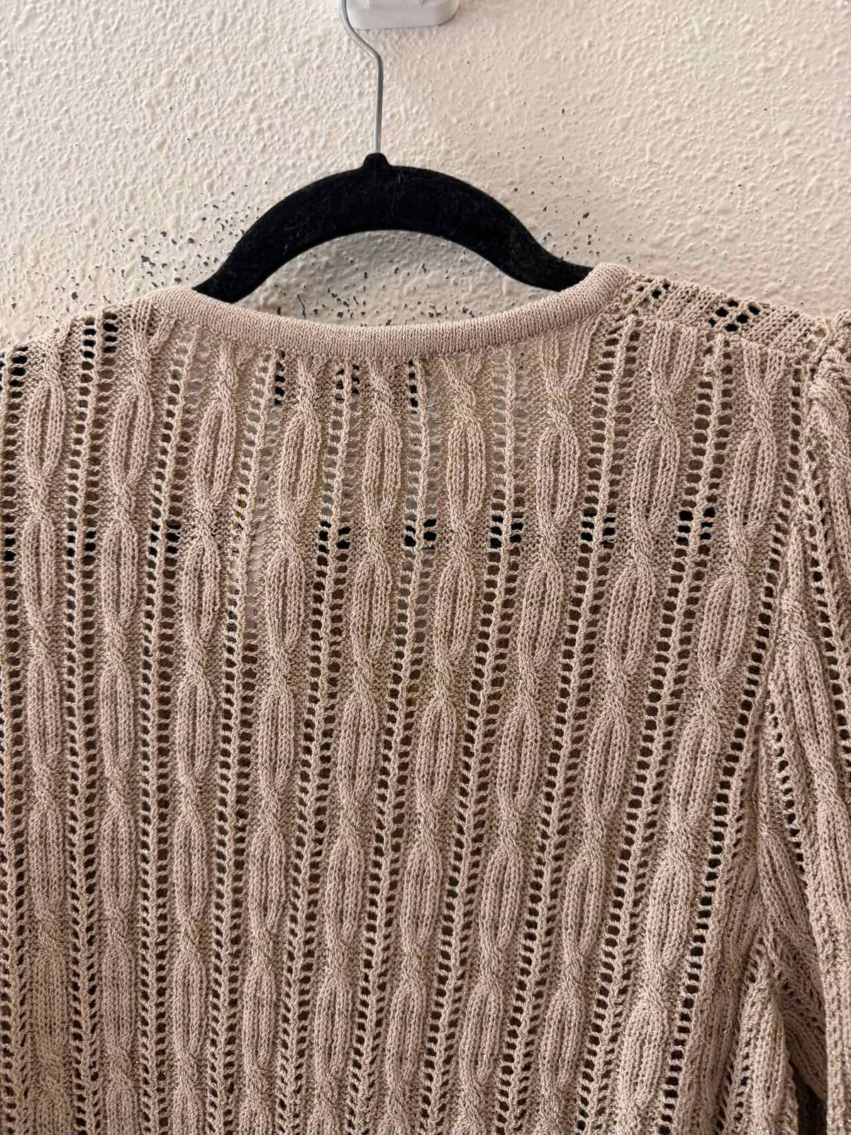 St John Collection by Marie Gray Beige and gold Size 12 Cardigan