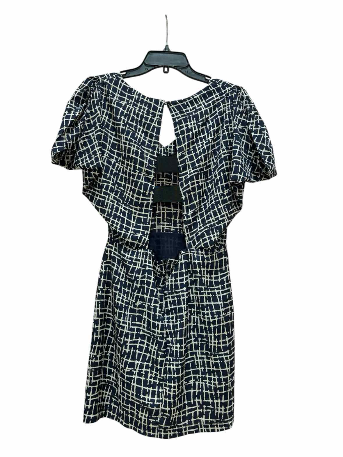 Greylin Navy and Grey Size S Dress